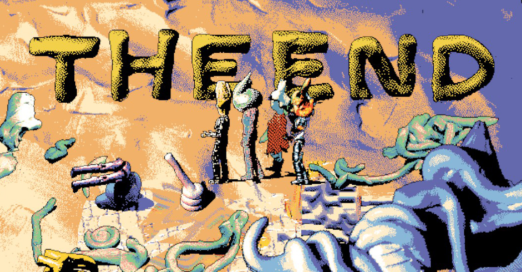 Ending screen of the game