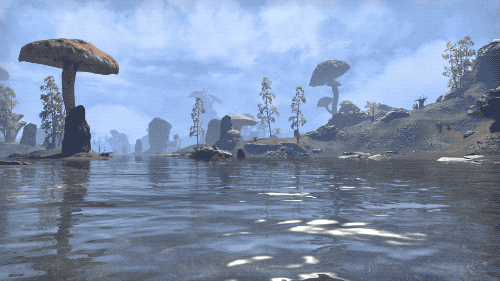 Artwork of a Morrowind Landscape