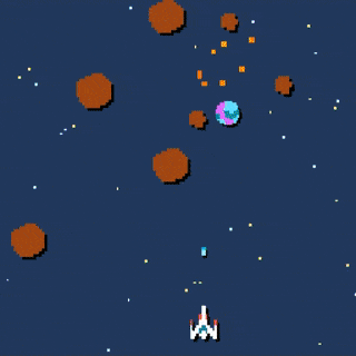 Pikmin running away from an enemy