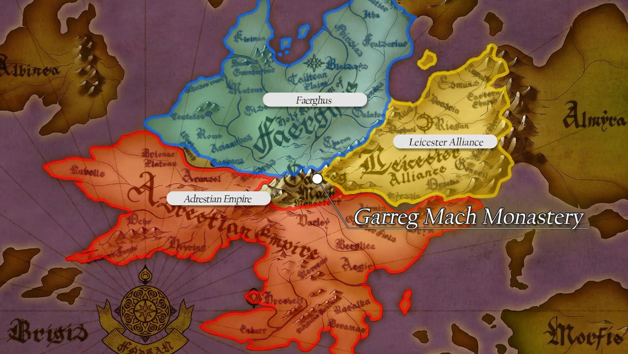 The world of Three Houses